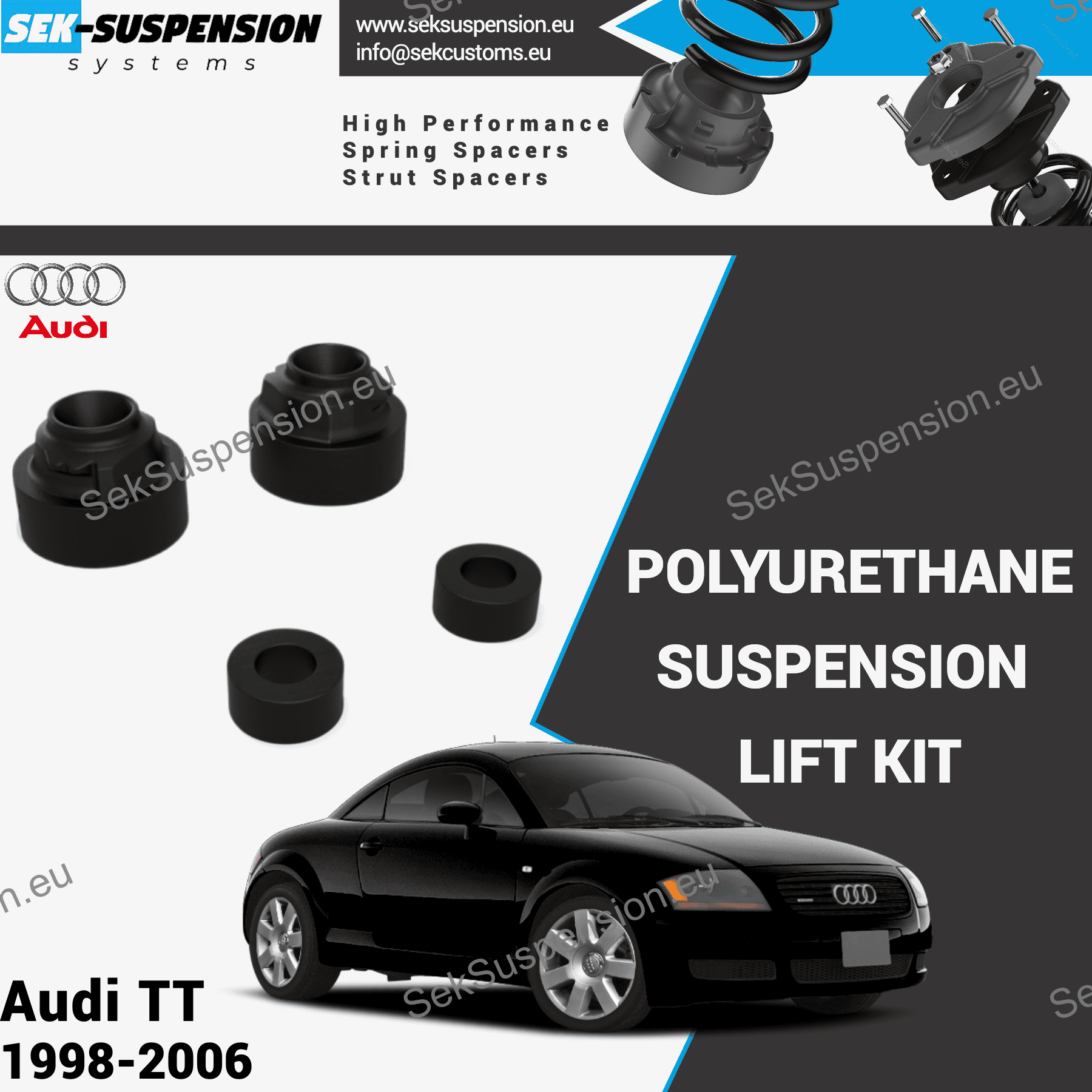 Audi TT Suspension Lift Kit– SekSuspension