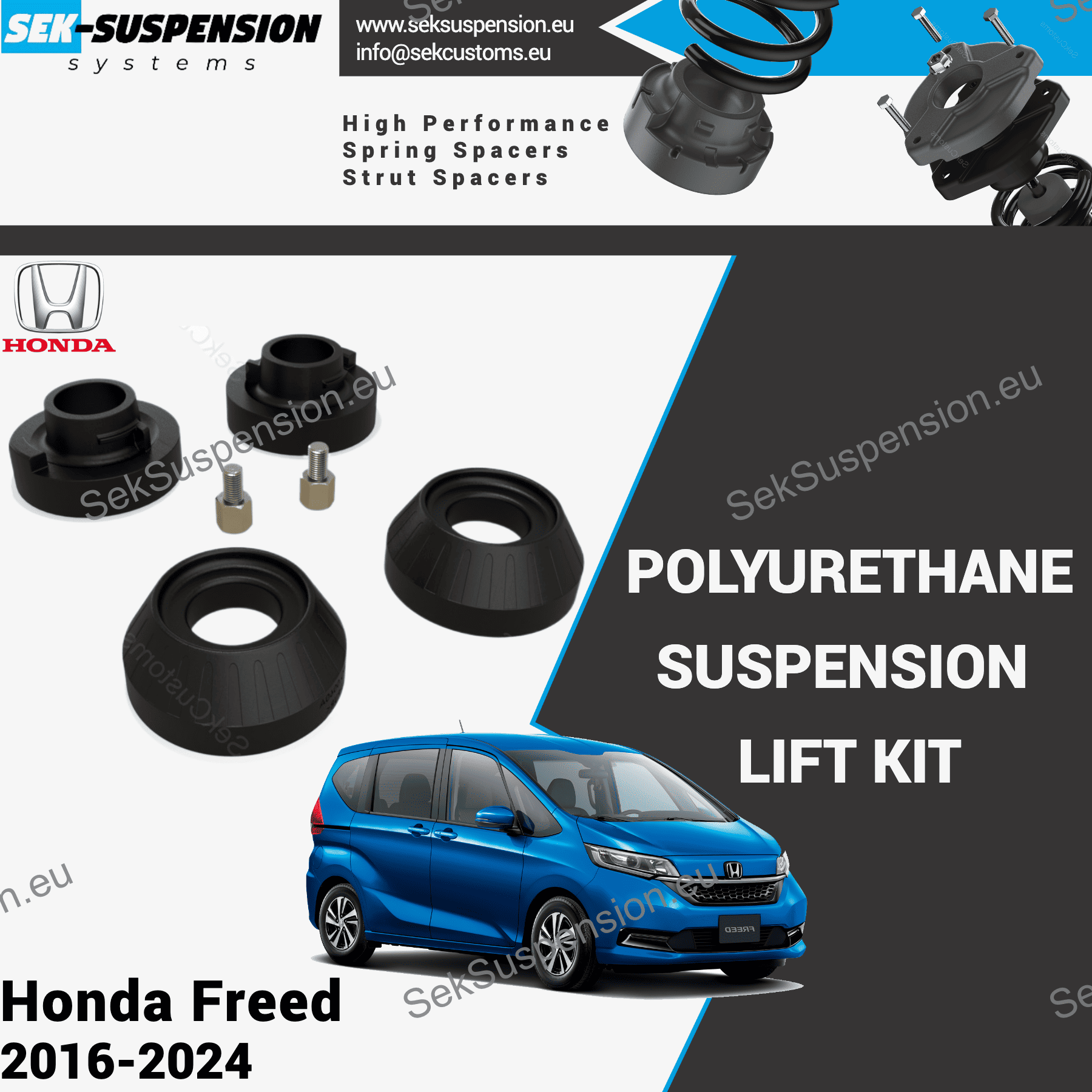 Honda Freed Suspension Lift Kit (2th gen.)– SekSuspension