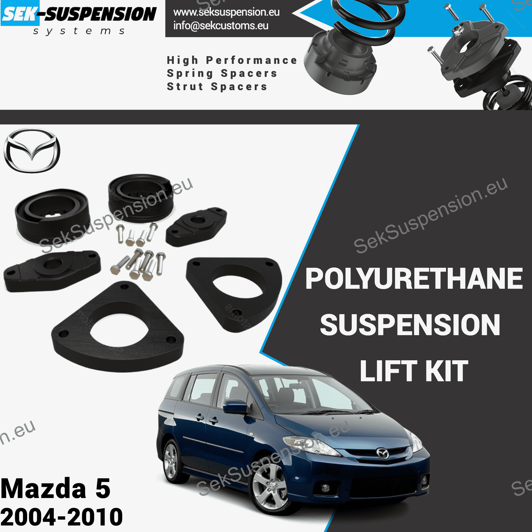 Mazda 5 Suspension Lift Kit (1th gen.)– SekSuspension