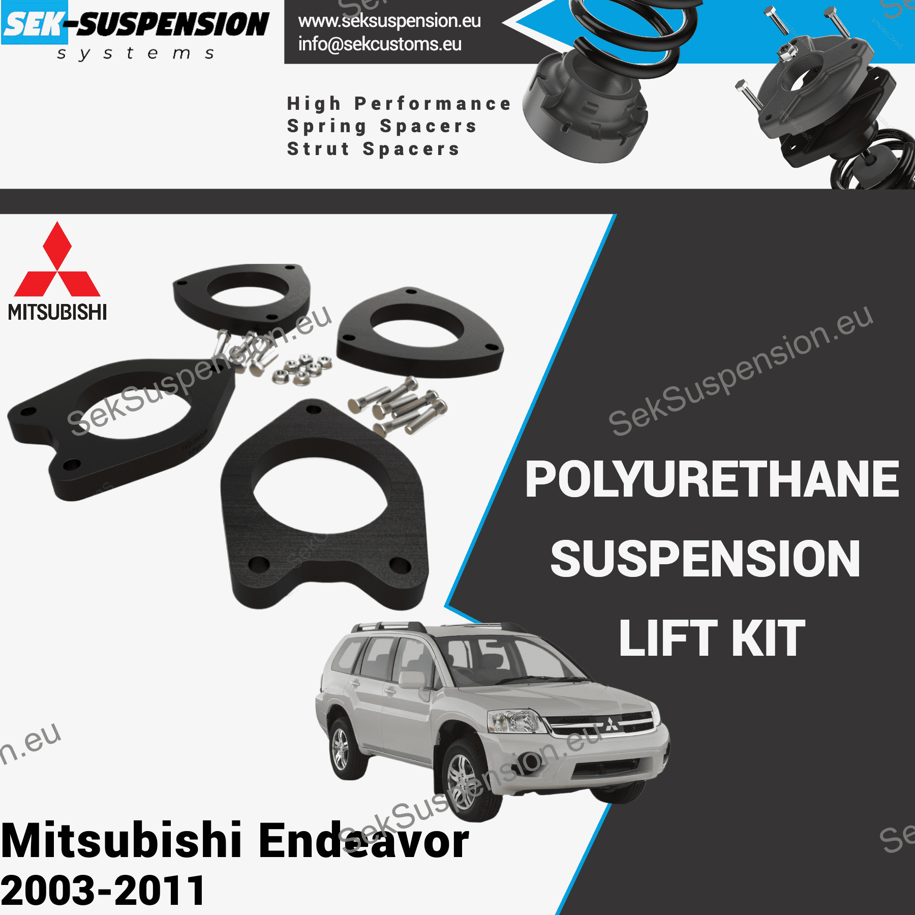 Mitsubishi Endeavor Suspension Lift Kit– SekSuspension