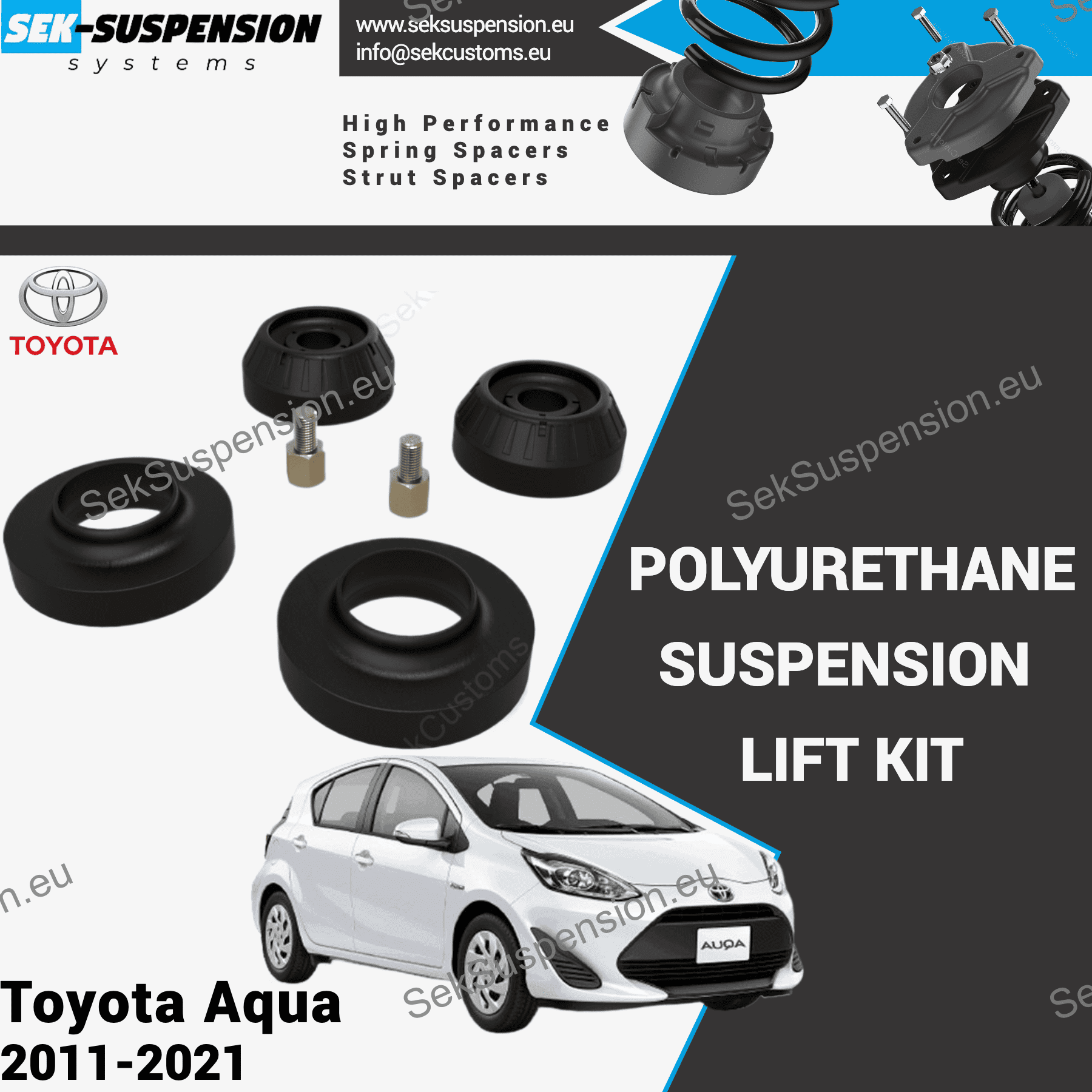Toyota Aqua Suspension Lift Kit– SekSuspension