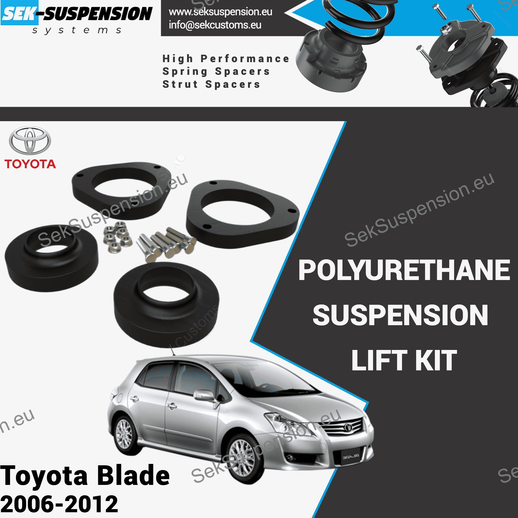 Toyota Blade Lift Kit– SekSuspension