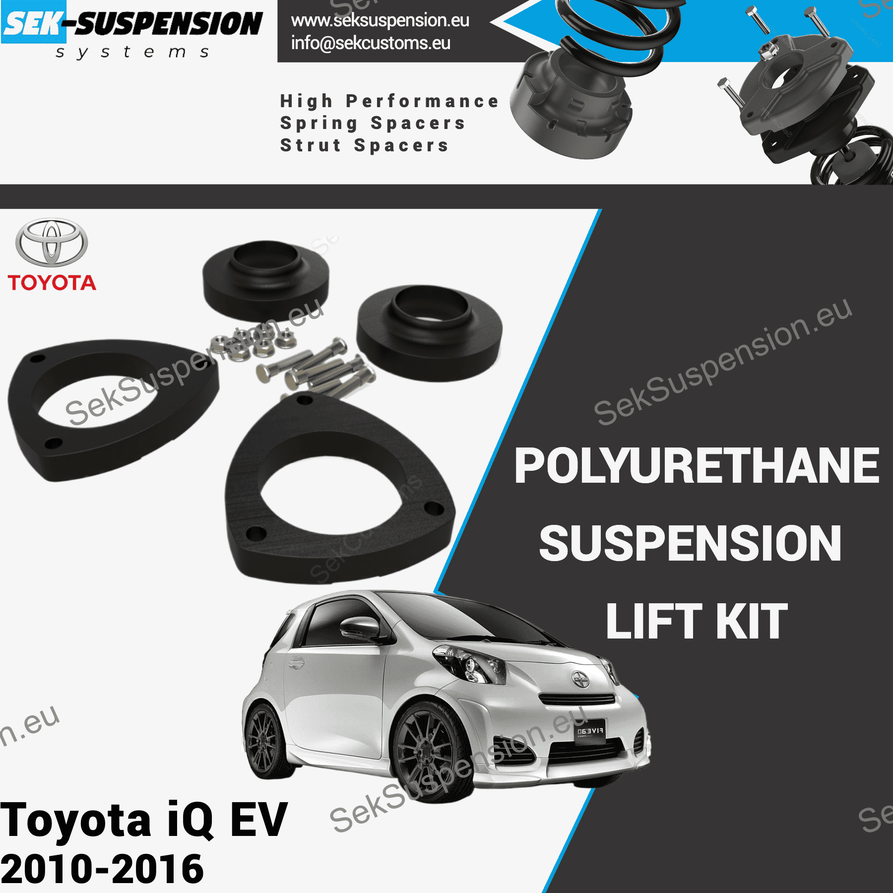 Toyota iQ Suspension Lift Kit– SekSuspension