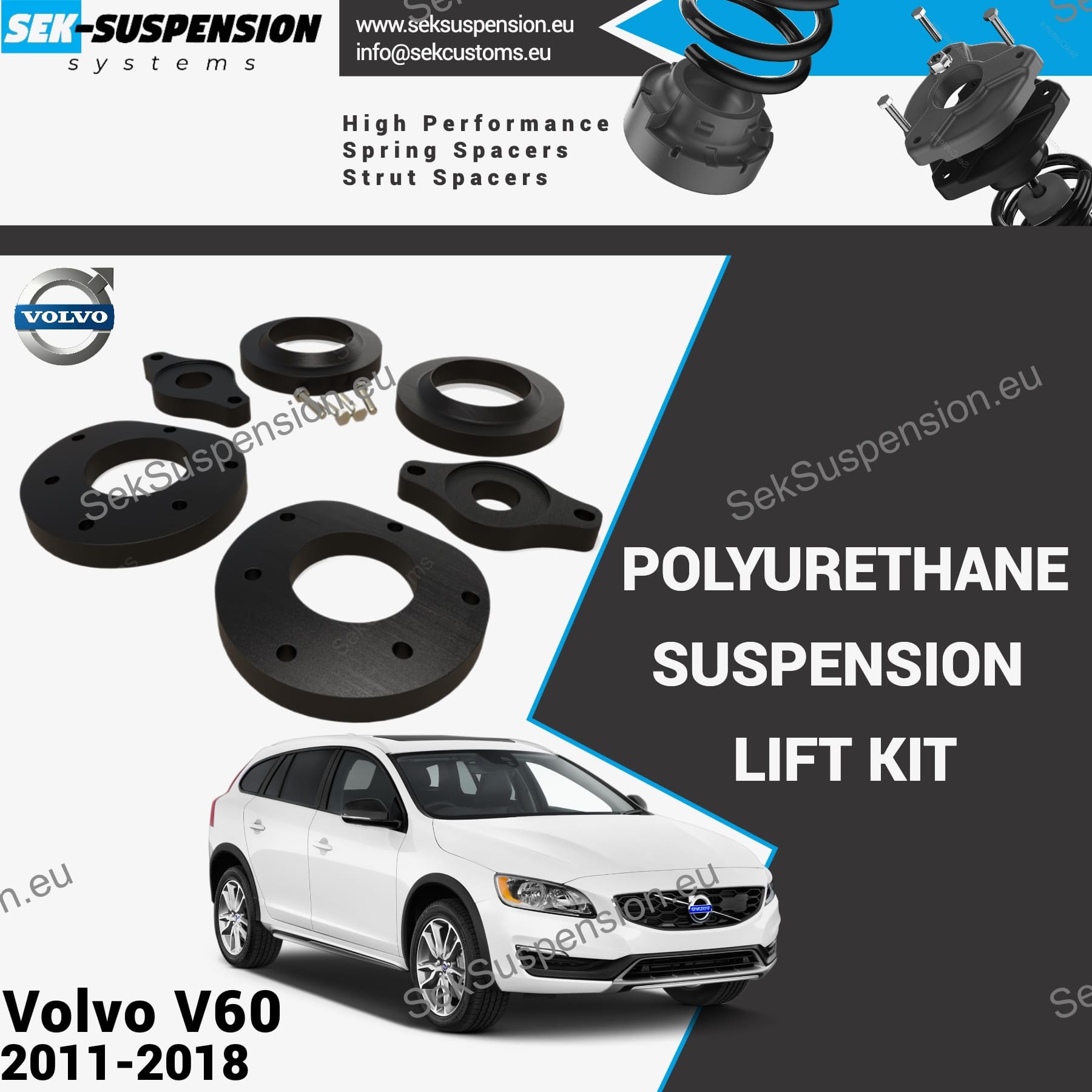 Volvo V60 Suspension Lift Kit– SekSuspension
